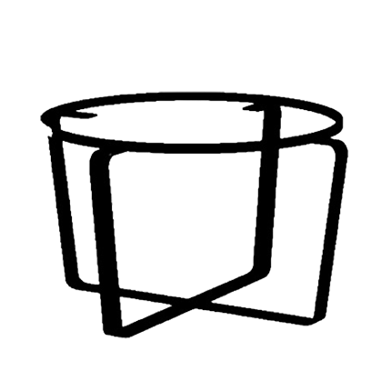 Vitra Esquinera Negro